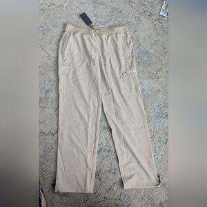 BVVU Women's Beige Cargo Pants